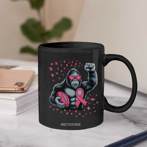 Funny Bigfoot Football Coffee Mug Breast Cancer Awareness Gift TS12 Print Your Wear