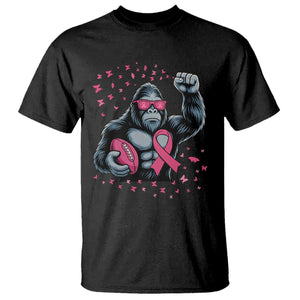 Funny Bigfoot Football T Shirt Breast Cancer Awareness Gift TS12 Black Print Your Wear