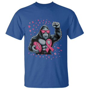 Funny Bigfoot Football T Shirt Breast Cancer Awareness Gift TS12 Royal Blue Print Your Wear