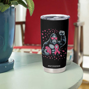 Funny Bigfoot Football Tumbler Cup Breast Cancer Awareness Gift TS12 Print Your Wear