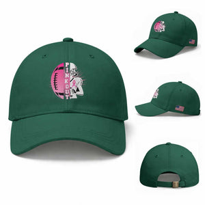 Pink Out Game Day Football Baseball Cap Breast Cancer Support TS12 Baseball Cap Universal Fit Irish Green Print Your Wear