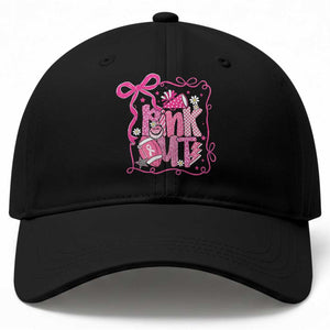 Pink Out Baseball Cap Football Support Breast Cancer Gift TS12 Print Your Wear
