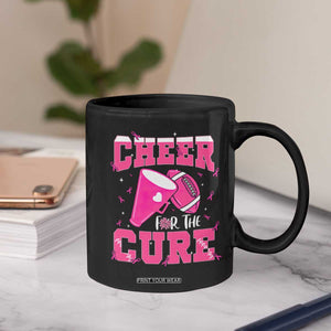 Breast Cancer Awareness Coffee Mug Funny Cheer For The Cure Gift TS12 Print Your Wear