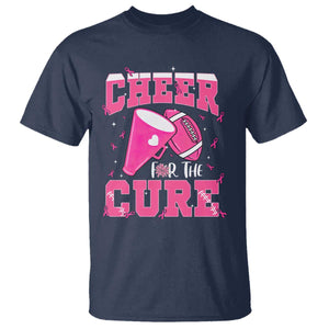 Breast Cancer Awareness T Shirt Funny Cheer For The Cure Gift TS12 Navy Print Your Wear