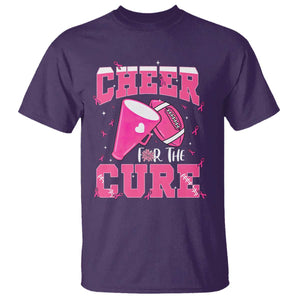 Breast Cancer Awareness T Shirt Funny Cheer For The Cure Gift TS12 Purple Print Your Wear