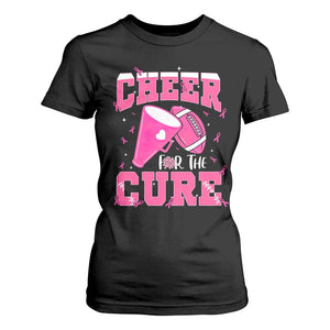 Breast Cancer Awareness T Shirt For Women Funny Cheer For The Cure Gift TS12 Black Print Your Wear