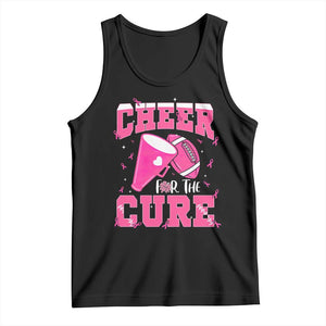 Breast Cancer Awareness Tank Top Funny Cheer For The Cure Gift TS12 Black Print Your Wear