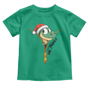Funny Christmas Dinosaur Toddler T Shirt Ew People Xmas Gift TS12 Irish Green Print Your Wear