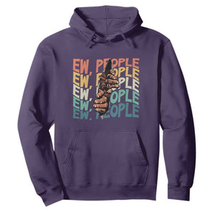 Ew People Hater Hoodie Funny Bigfoot Sarcastic Quote TS12 Purple Print Your Wear
