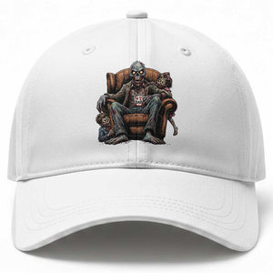 Funny #1 Dad Zombie Horror Baseball Cap Halloween Family Father Gift