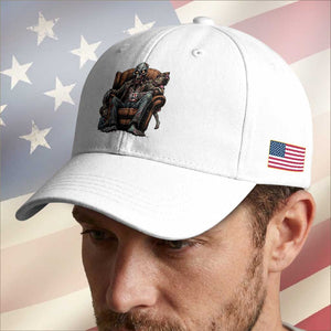 Funny #1 Dad Zombie Horror Baseball Cap Halloween Family Father Gift