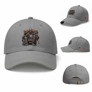 Funny #1 Dad Zombie Horror Baseball Cap Halloween Family Father Gift