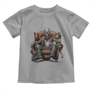 Funny #1 Dad Zombie Horror Toddler T Shirt Halloween Family Father Gift