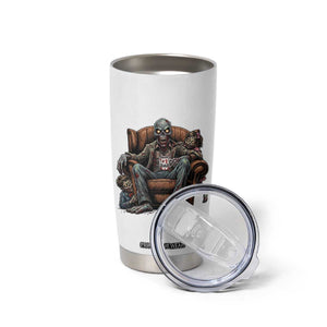 Funny #1 Dad Zombie Horror Tumbler Cup Halloween Family Father Gift