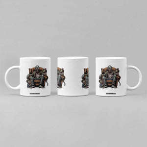 Funny #1 Dad Zombie Horror Coffee Mug Halloween Family Father Gift