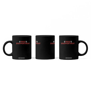 Proud Disappointment Skeleton Middle Fingers Badge Coffee Mug Funny Sarcastic Dark Humor TS12 Print Your Wear