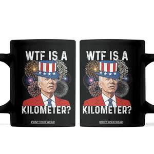 WTF is A Kilometer Coffee Mug Funny 4th of July