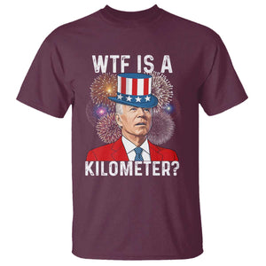 WTF is A Kilometer T Shirt Funny 4th of July