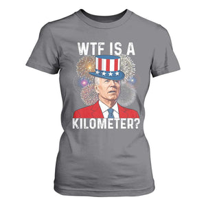 WTF is A Kilometer T Shirt For Women Funny 4th of July