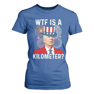 WTF is A Kilometer T Shirt For Women Funny 4th of July