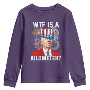 WTF is A Kilometer Youth Sweatshirt Funny 4th of July