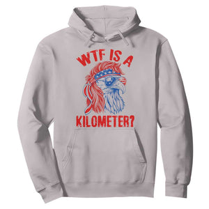 WTF is A Kilometer Hoodie Patriotic Eagle 4th of July USA American Flag