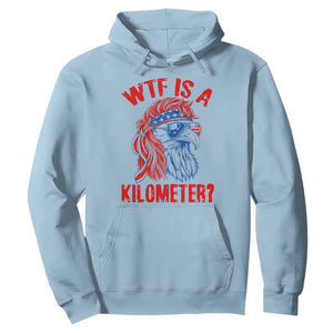 WTF is A Kilometer Hoodie Patriotic Eagle 4th of July USA American Flag