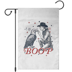 Boop Eagle Garden Flag Western Cowboy Patriotic 4th of July