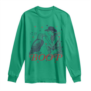 Boop Eagle Long Sleeve Shirt Western Cowboy Patriotic 4th of July