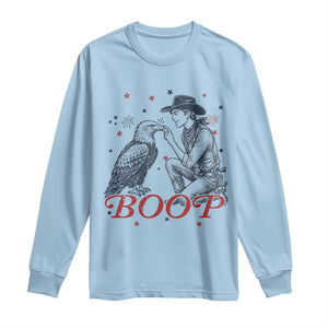 Boop Eagle Long Sleeve Shirt Western Cowboy Patriotic 4th of July