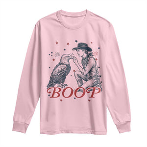 Boop Eagle Long Sleeve Shirt Western Cowboy Patriotic 4th of July