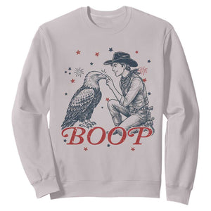 Boop Eagle Sweatshirt Western Cowboy Patriotic 4th of July