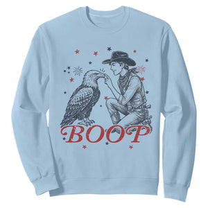 Boop Eagle Sweatshirt Western Cowboy Patriotic 4th of July