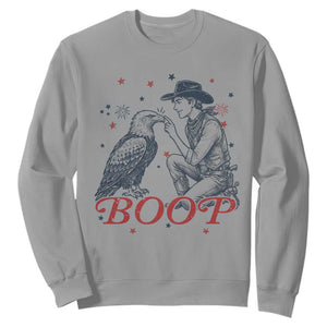 Boop Eagle Sweatshirt Western Cowboy Patriotic 4th of July