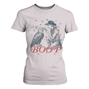 Boop Eagle T Shirt For Women Western Cowboy Patriotic 4th of July
