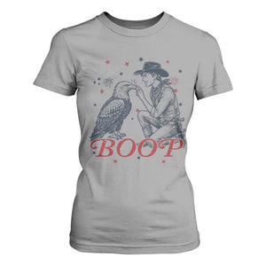 Boop Eagle T Shirt For Women Western Cowboy Patriotic 4th of July