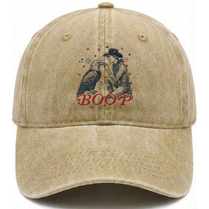 Boop Eagle Washed Cotton Baseball Cap Western Cowboy Patriotic 4th of July