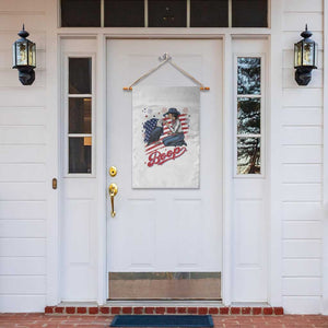 Boop Eagle Garden Flag Western Cowgirl Patriotic USA American 4th of July