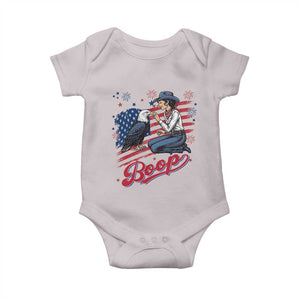 Boop Eagle Baby Onesie Western Cowgirl Patriotic USA American 4th of July