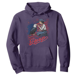 Boop Eagle Hoodie Western Cowgirl Patriotic USA American 4th of July