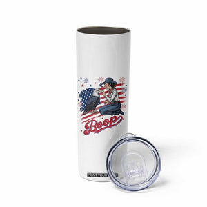 Boop Eagle Skinny Tumbler Western Cowgirl Patriotic USA American 4th of July TS14 Print Your Wear