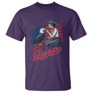 Boop Eagle T Shirt Western Cowgirl Patriotic USA American 4th of July