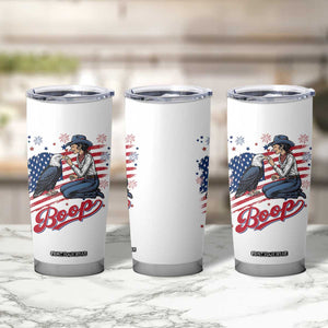 Boop Eagle Tumbler Cup Western Cowgirl Patriotic USA American 4th of July