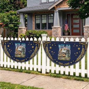 WTF is A Kilometer Patriotic Fan Flag Funny USA Bootleg Meme
