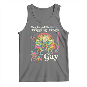 They Turned The Frigging Frogs Gay Tank Top Funny LGBTQ Pride Month