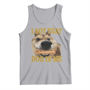 Funny Shiba Inu Dog Meme Tank Top I Got That Dog In Me TS14 Athletic Heather Print Your Wear