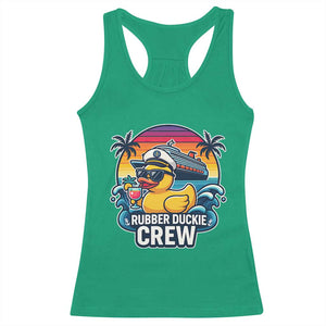 Funny Rubber Duckie Cruise Racerback Tank Top TS14 Irish Green Print Your Wear