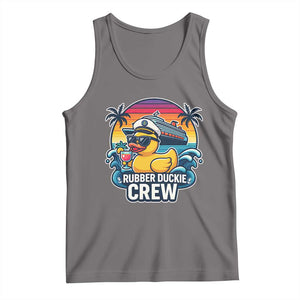 Funny Rubber Duckie Cruise Tank Top TS14 Deep Heather Print Your Wear