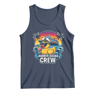 Funny Rubber Duckie Cruise Tank Top TS14 Navy Print Your Wear