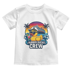 Funny Rubber Duckie Cruise Toddler T Shirt TS14 White Print Your Wear